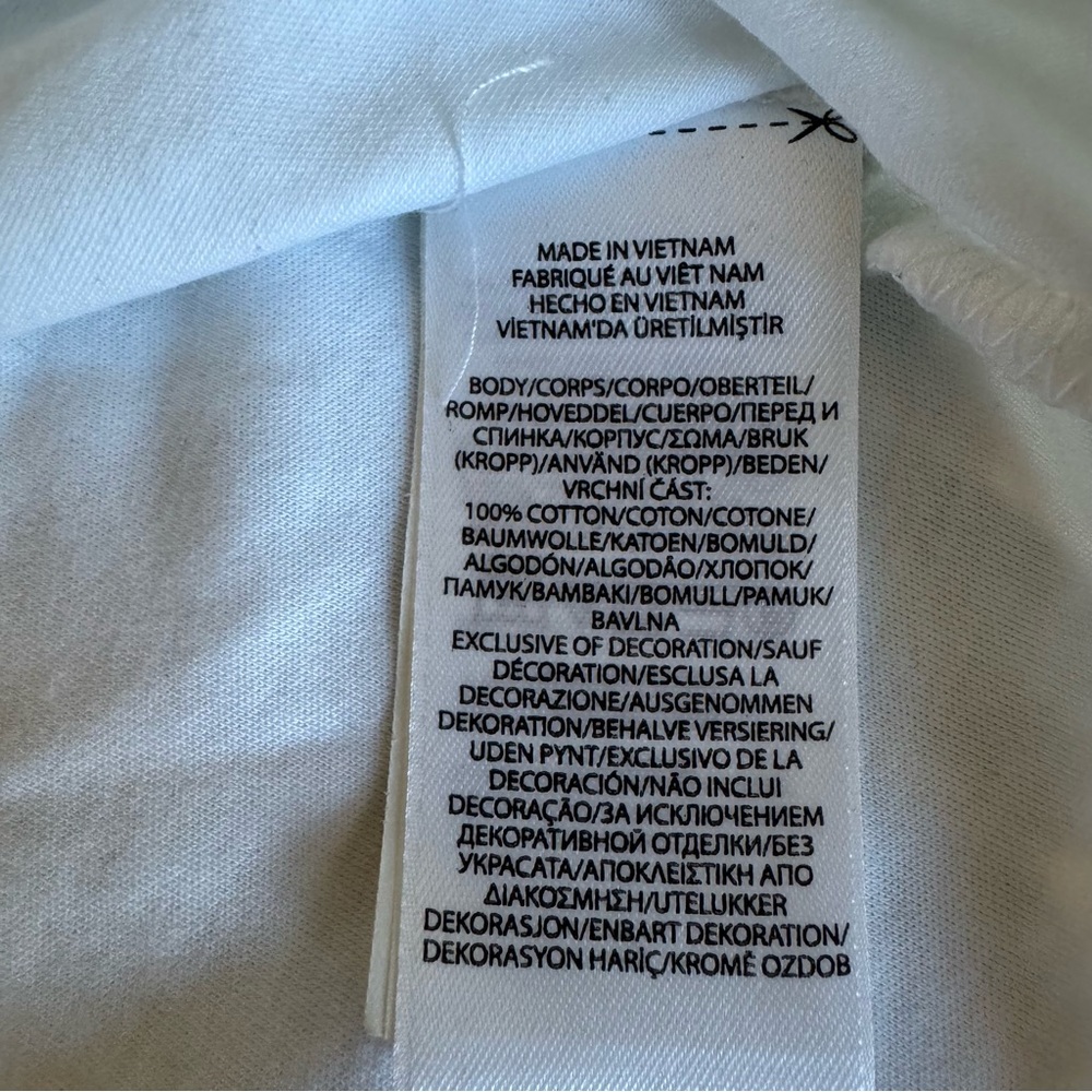 White Polo by Ralph Lauren Men's V-neck Short Sleeve T-shirt 2XLT NEW! - Picture 6 of 12
